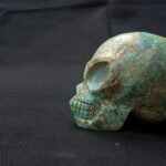 craneo de piedra verde turquesa - Image 7