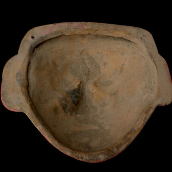 Pre-Columbian Chimu Ceramic Funerary Mask - Image 3