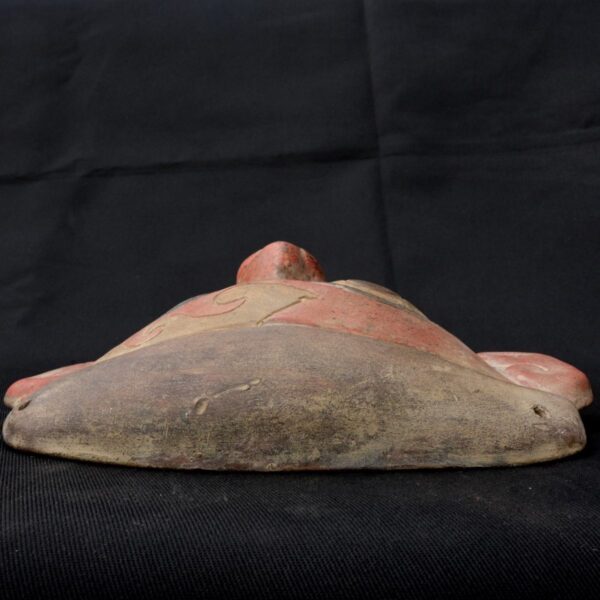 Pre-Columbian Chimu Ceramic Funerary Mask - Image 6