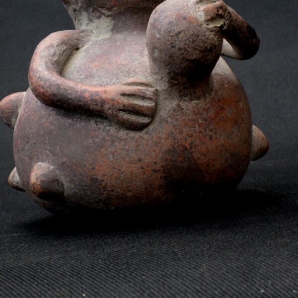 Pre-Columbian Chimu Ceremonial Whistle Figurine - Image 7