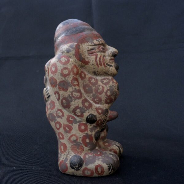 Pre-Columbian Tiahuanaco Pacha Papa Ceramic Figurine - Image 4