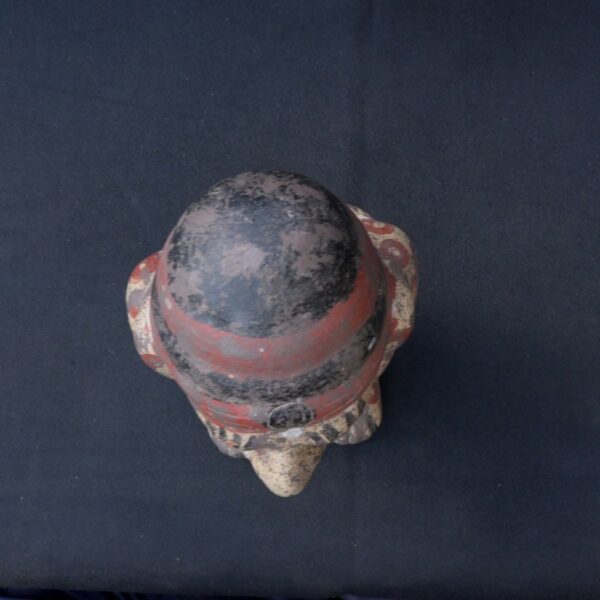 Pre-Columbian Tiahuanaco Pacha Papa Ceramic Figurine - Image 6