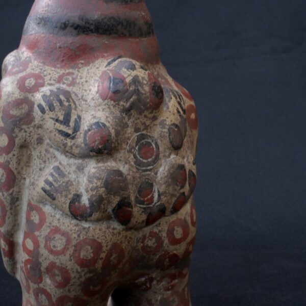 Pre-Columbian Tiahuanaco Pacha Papa Ceramic Figurine - Image 9