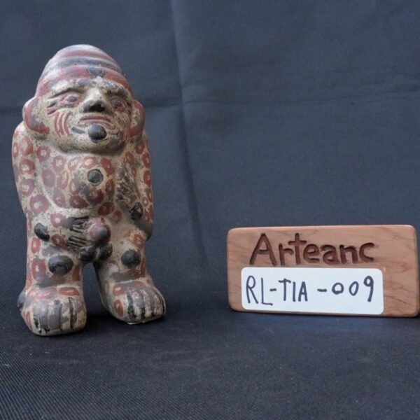 Pre-Columbian Tiahuanaco Pacha Papa Ceramic Figurine - Image 12