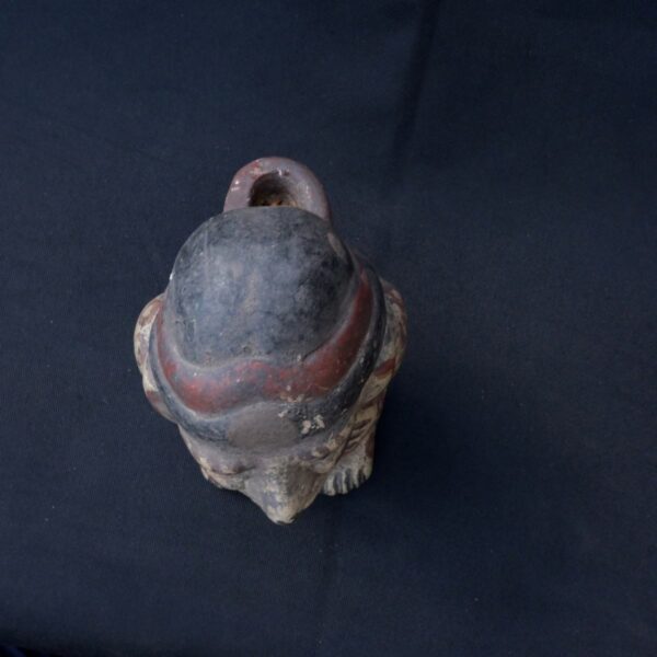 Pre-Columbian Tiahuanaco Pachamama Ceramic Figurine - Image 6