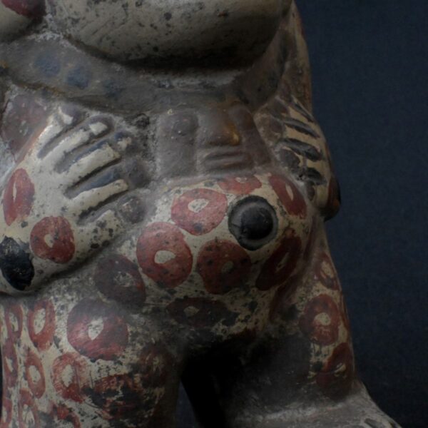 Pre-Columbian Tiahuanaco Pachamama Ceramic Figurine - Image 9