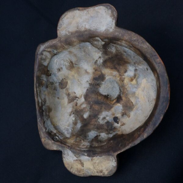 Chimu Pre-Columbian Ceramic Mask with Feline Features - Image 3