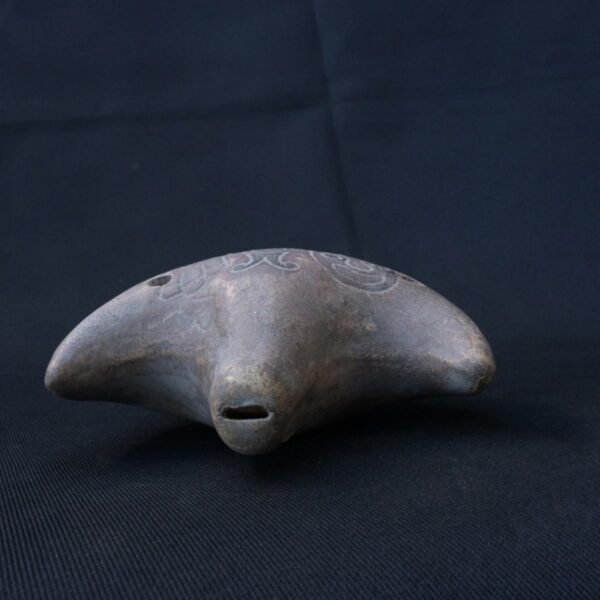 Pre-Columbian Tiahuanaco Ceramic Whistle with Ancestral Sound - Image 3