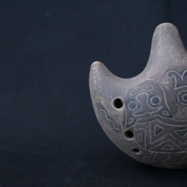 Pre-Columbian Tiahuanaco Ceramic Whistle with Ancestral Sound - Image 7