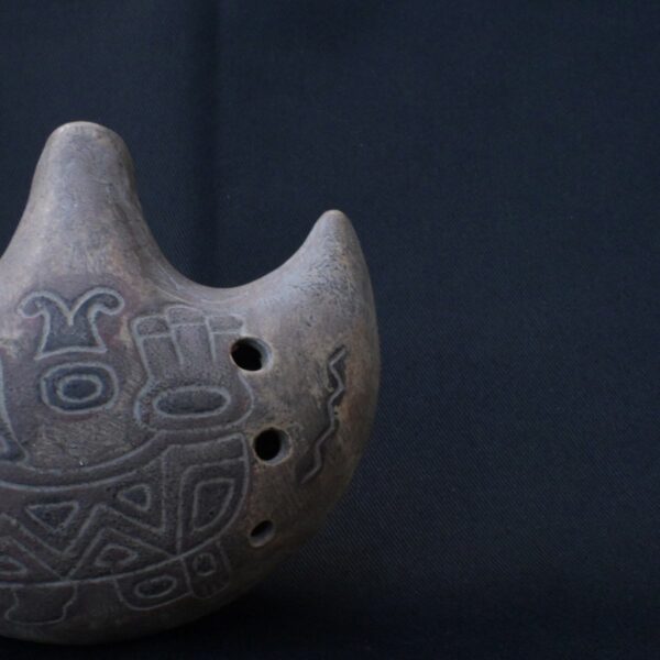 Pre-Columbian Tiahuanaco Ceramic Whistle with Ancestral Sound - Image 8