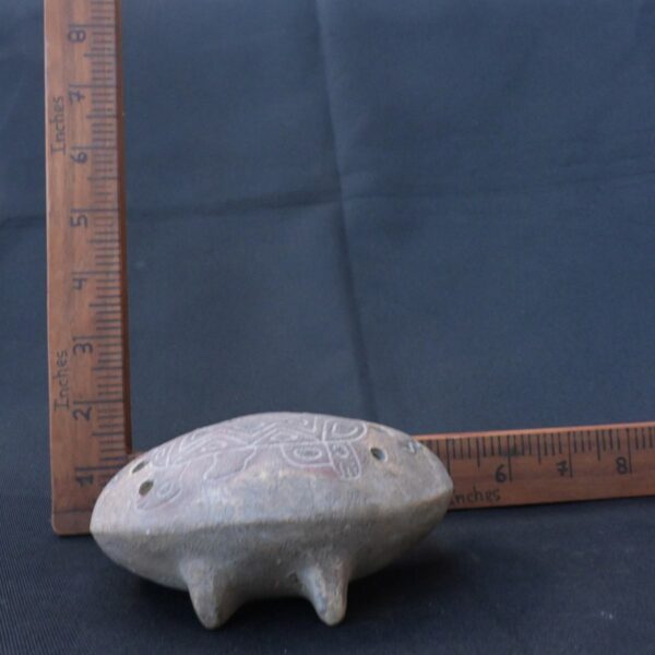 Pre-Columbian Tiahuanaco Ceramic Whistle with Ancestral Sound - Image 9