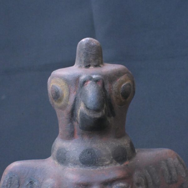 Pre-Columbian Tiahuanaco Ceramic Figure - Condor Ritual Artifact - Image 8