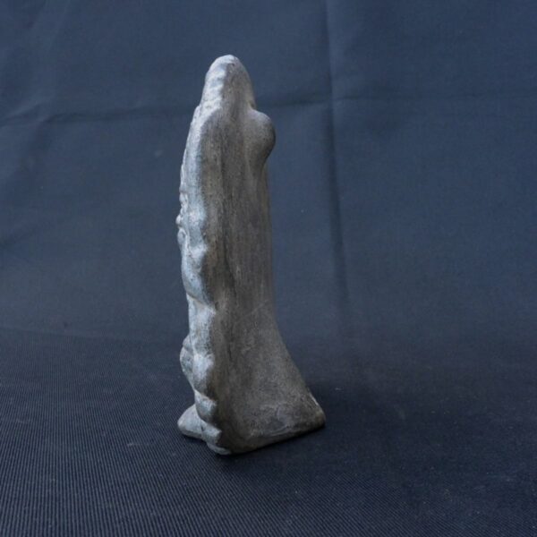 Pre-Columbian Moche Ceramic Whistle with Warrior Design - Image 2