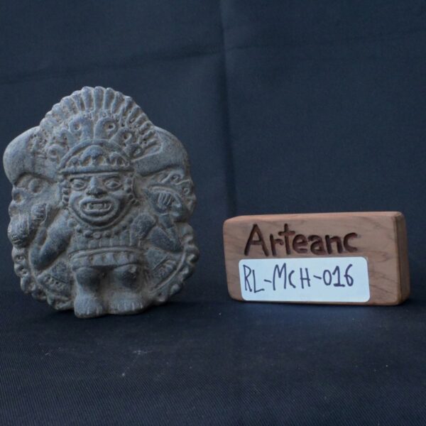 Pre-Columbian Moche Ceramic Whistle with Warrior Design - Image 11