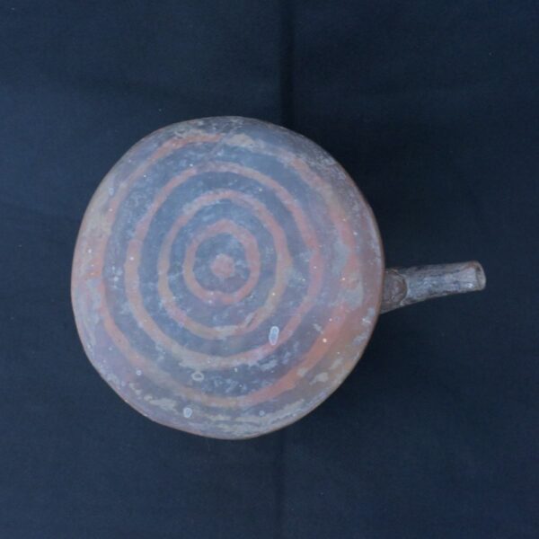 Unique Pre-Columbian Vicus Ceramic Whistle with Intricate Design - Image 6