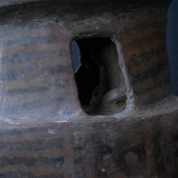 Unique Pre-Columbian Vicus Ceramic Whistle with Intricate Design - Image 9