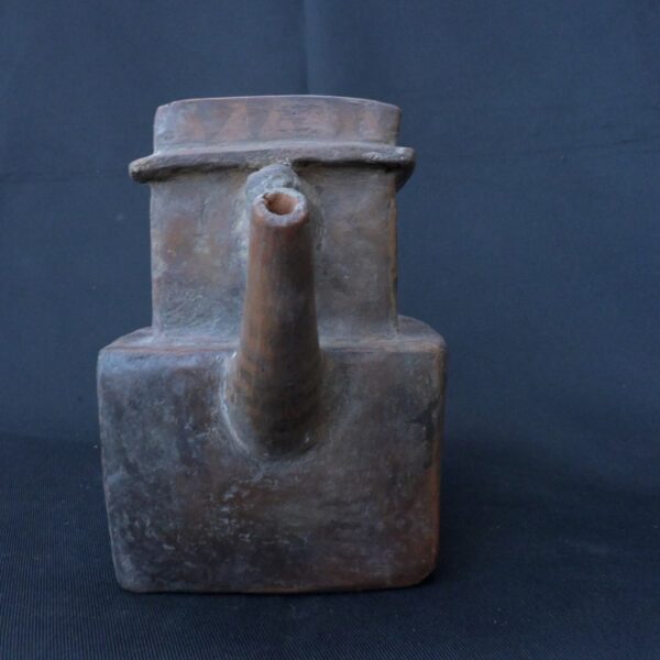 Pre-Columbian Vicus Ceramic Whistle with Ritualistic Melody - Image 3