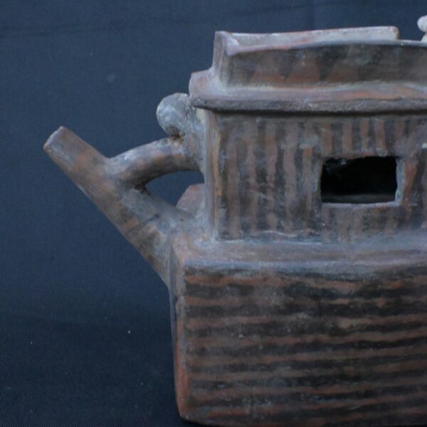 Pre-Columbian Vicus Ceramic Whistle with Ritualistic Melody - Image 7