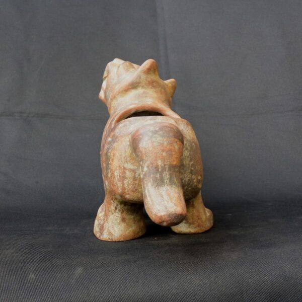 Pre-Columbian Tiahuanaco Ceramic Puma Container - Image 4