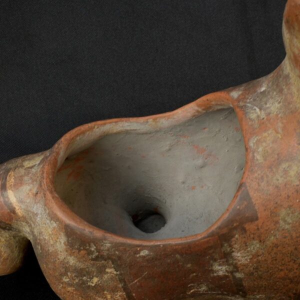 Pre-Columbian Tiahuanaco Ceramic Puma Container - Image 10