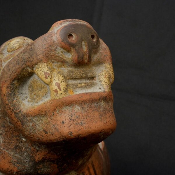 Pre-Columbian Tiahuanaco Ceramic Puma Container - Image 11