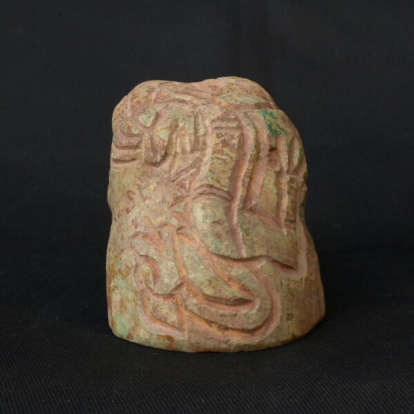 Pre-Columbian Chavín Turquoise Stone Serpent Head with Spondylus - Image 4
