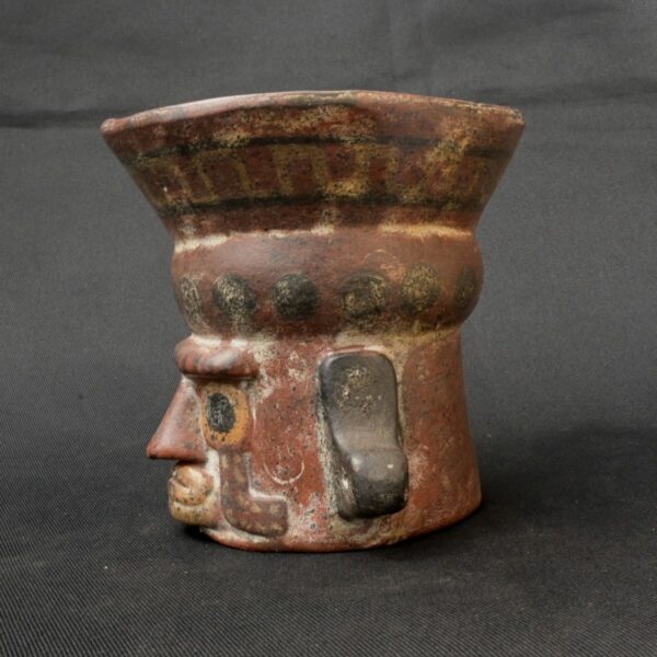 Pre Columbian Tiahuanaco Ceramic Vessel Ritual Artifact - Image 2