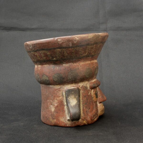 Pre Columbian Tiahuanaco Ceramic Vessel Ritual Artifact - Image 4