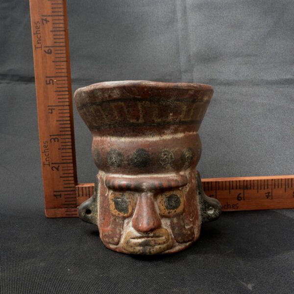 Pre Columbian Tiahuanaco Ceramic Vessel Ritual Artifact - Image 7