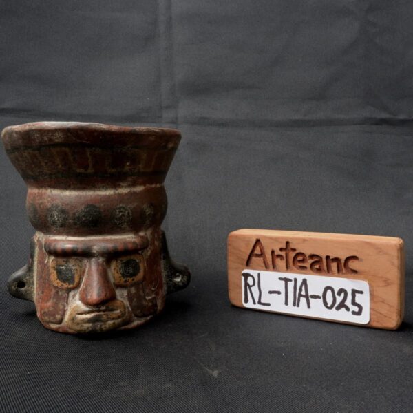 Pre Columbian Tiahuanaco Ceramic Vessel Ritual Artifact - Image 8