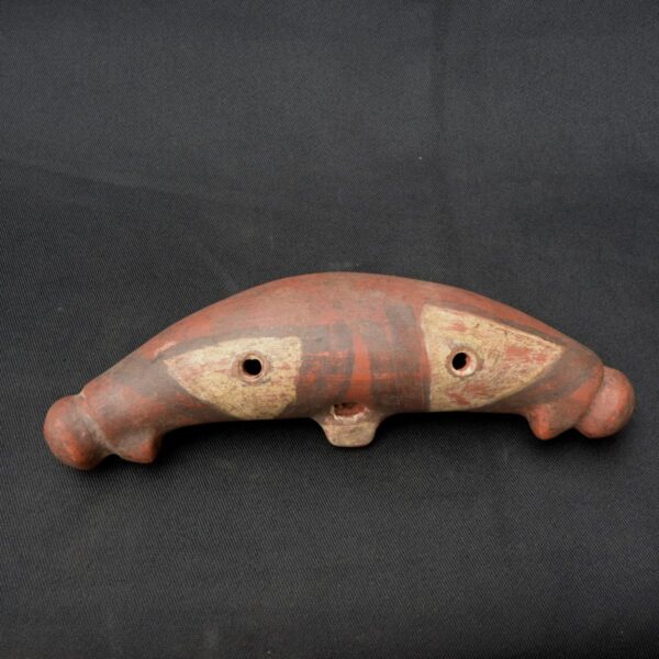 Pre Columbian Huari Ceramic Whistle Ritual Artifact - Image 5