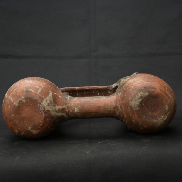 Pre Columbian Inca Ceramic Water Whistle Ritual Artifact - Image 7