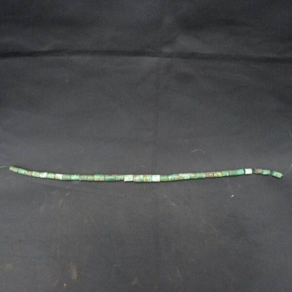 Pre Columbian Chavin Turquoise Stone Necklace Ritual Artifact - Image 5