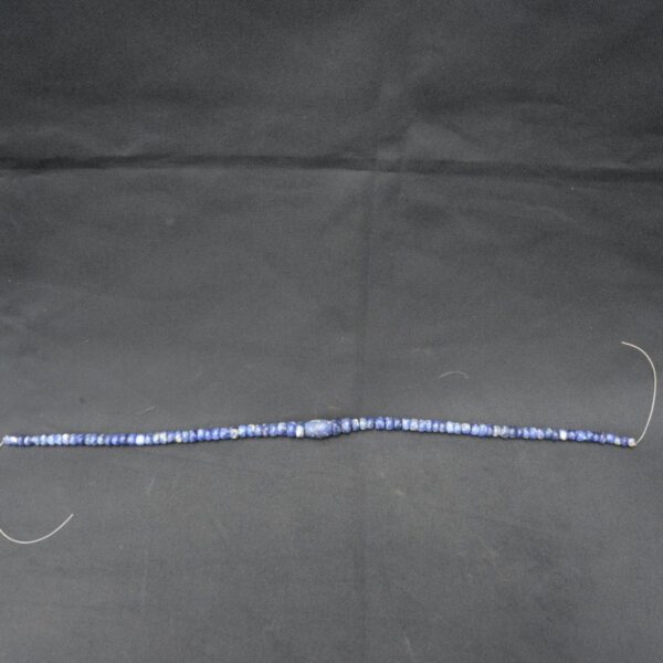 Pre Columbian Chavin Sodalite Necklace Ritual Artifact - Image 5