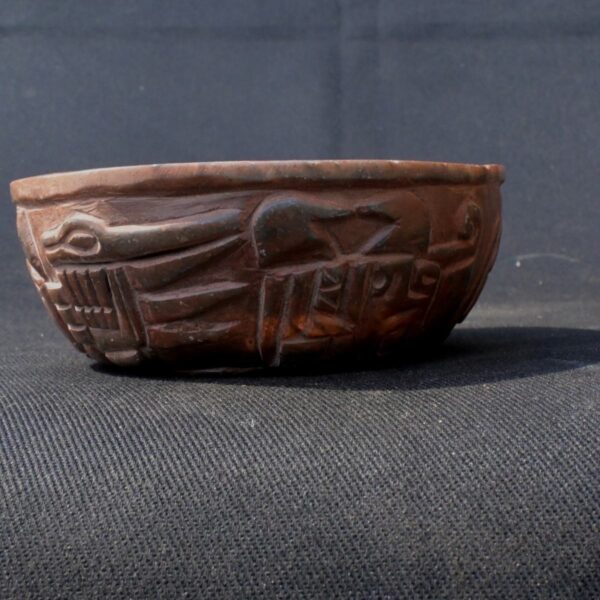 Pre Columbian Chavin Stone Ritual Plate Ancient Artifact Peru - Image 3