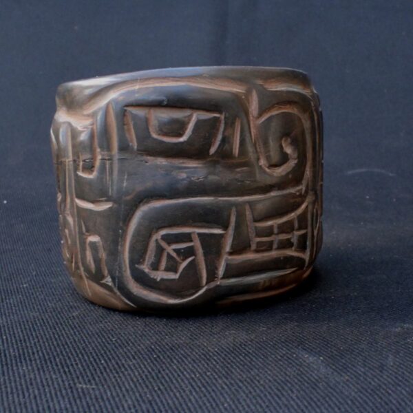 Pre Columbian Chavin Stone Vessel Ancient Artifact Peru Collectible - Image 2