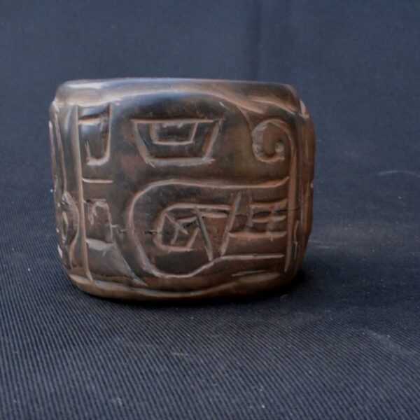 Pre Columbian Chavin Stone Vessel Ancient Artifact Peru Collectible - Image 3