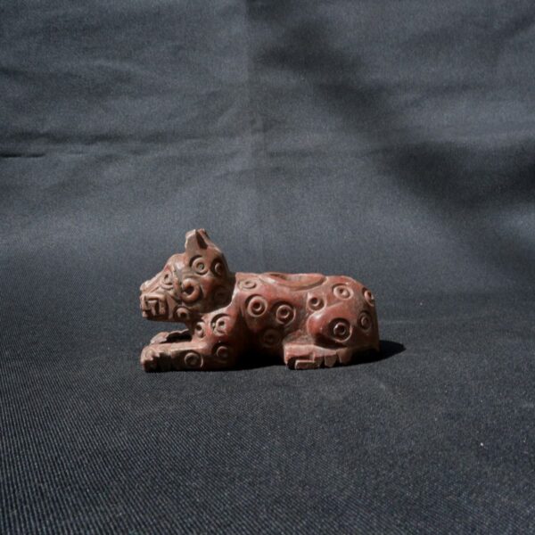Pre Columbian Chavin Stone Puma Figurine Ritual Artifact Peru - Image 3