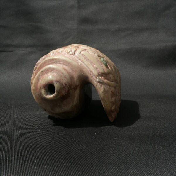 Pre Columbian Chavin Stone Pututu Ritual Artifact Peru Collectible - Image 2
