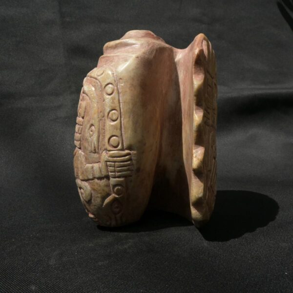 Pre Columbian Chavin Stone Pututu Ritual Artifact Peru Collectible - Image 5