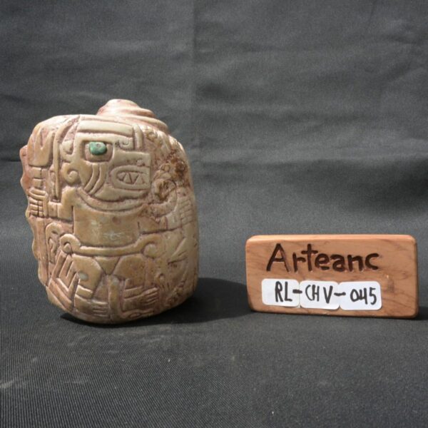 Pre Columbian Chavin Stone Pututu Ritual Artifact Peru Collectible - Image 7