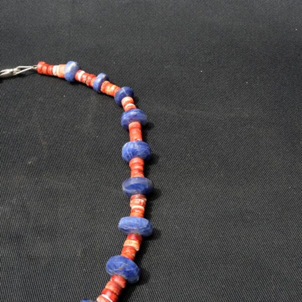 Pre Columbian Chavin Stone Sodalite Necklace Ceremonial Artifact Peru - Image 4