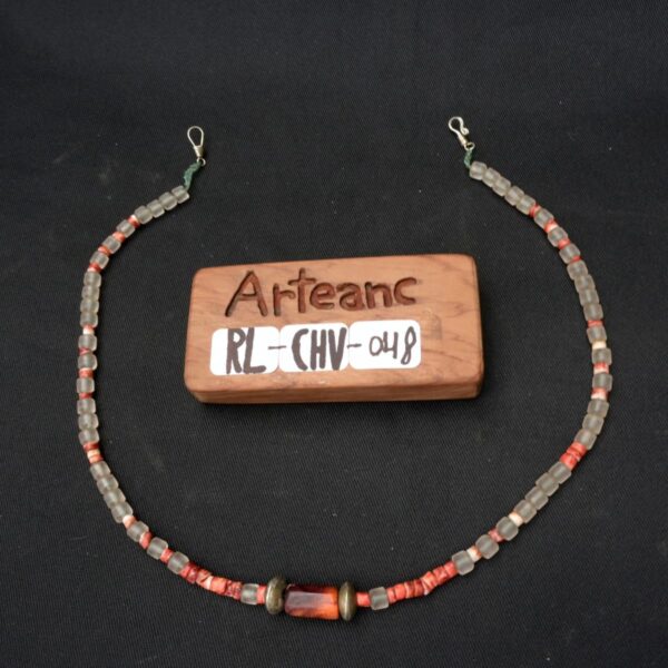 Pre Columbian Chavin Quartz Spondylus Necklace Ritual Artifact Peru - Image 6