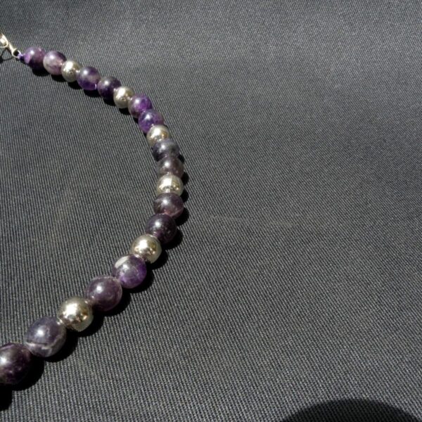 Chavin Pre-Columbian Amethyst Necklace - Ancient Ritual Elegance - Image 4