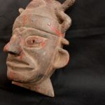 Pre-Columbian Moche Wooden Ceremonial Mask - Image 2