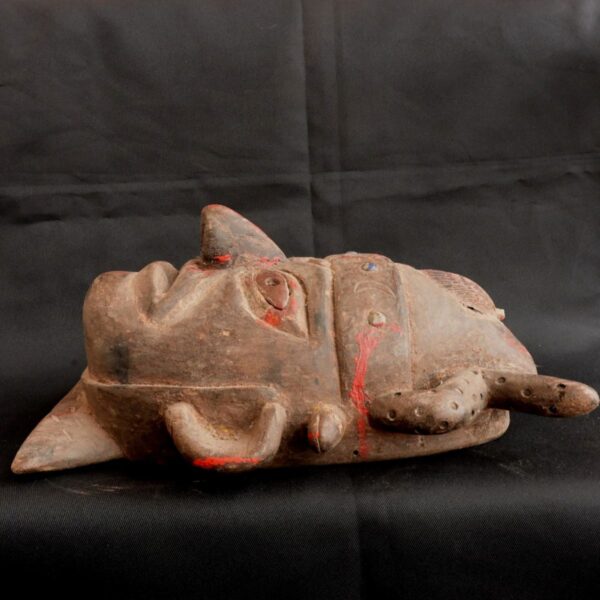 Pre-Columbian Moche Wooden Ceremonial Mask - Image 7