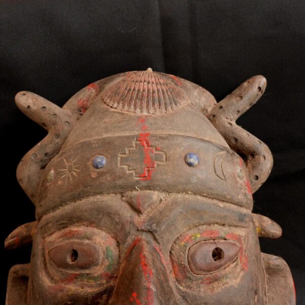Pre-Columbian Moche Wooden Ceremonial Mask - Image 12