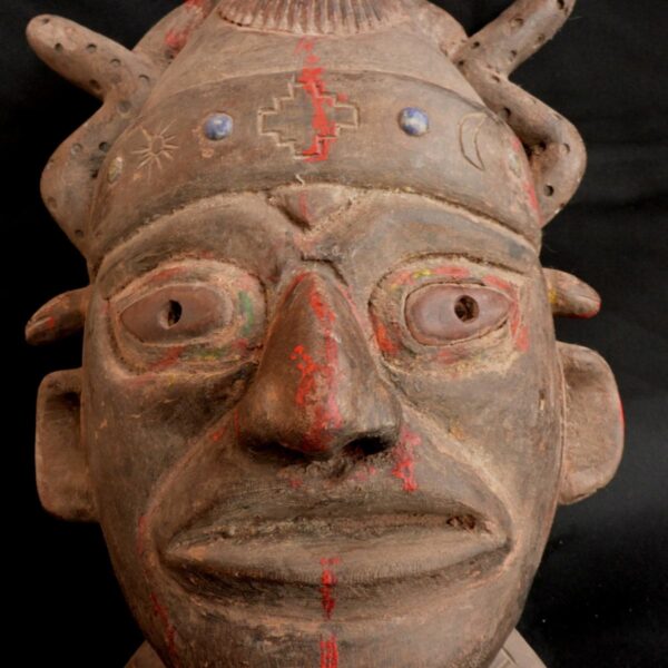 Pre-Columbian Moche Wooden Ceremonial Mask - Image 15