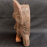Pre-Columbian Moche Ceremonial Wooden Mask - Image 2