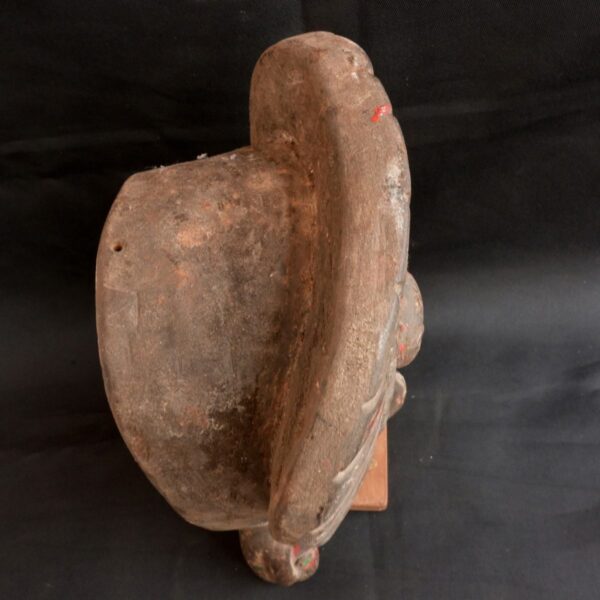 Pre-Columbian Moche Ceremonial Wooden Mask - Image 6